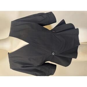 Vintage 1980's Ungaro Solo Donna Paris Peplum Puff Sleeve Top Made in Italy